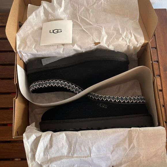 UGG Tasman Slipper Black USA Women Size 9/UK 7/EU 40 - Picture 12 of 17